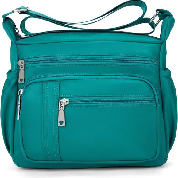 Women Floral Shoulder Handbag Roomy Multiple Pockets Bag Ladies Crossbody Lightw - Picture 1 of 9